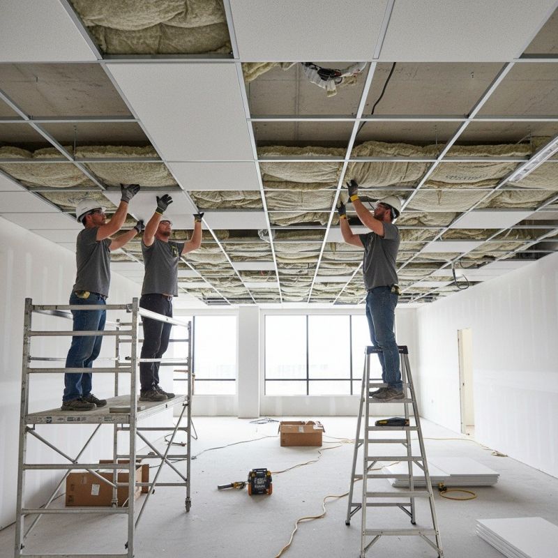 Acoustic Ceiling Installation