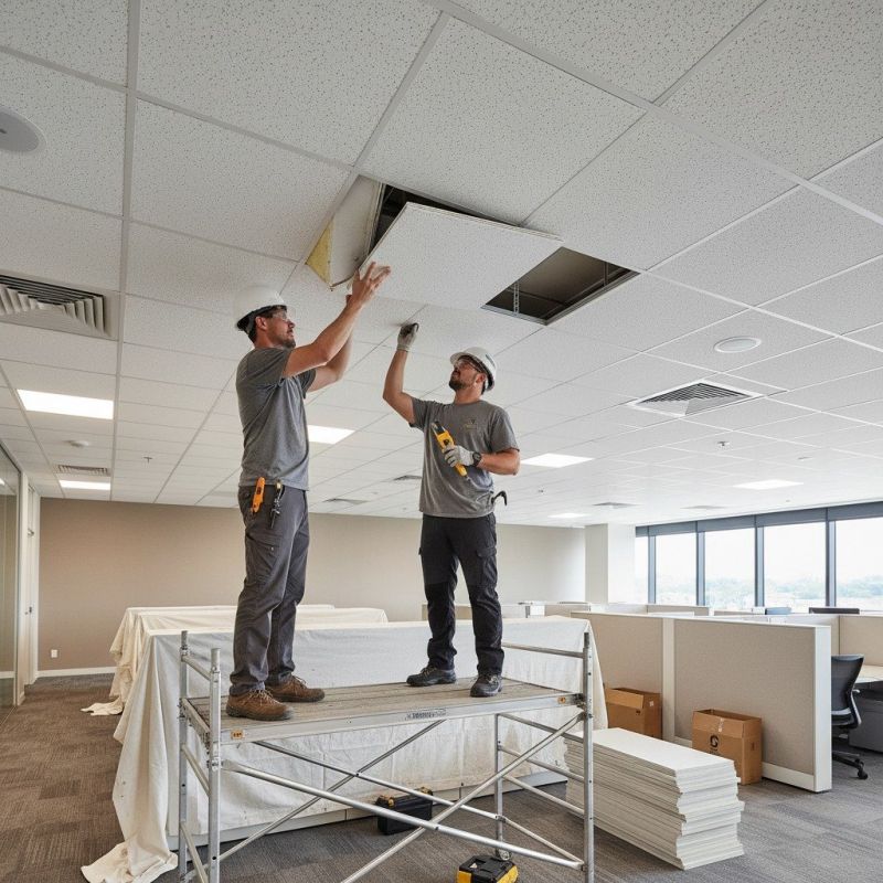 Acoustic Ceiling Installation